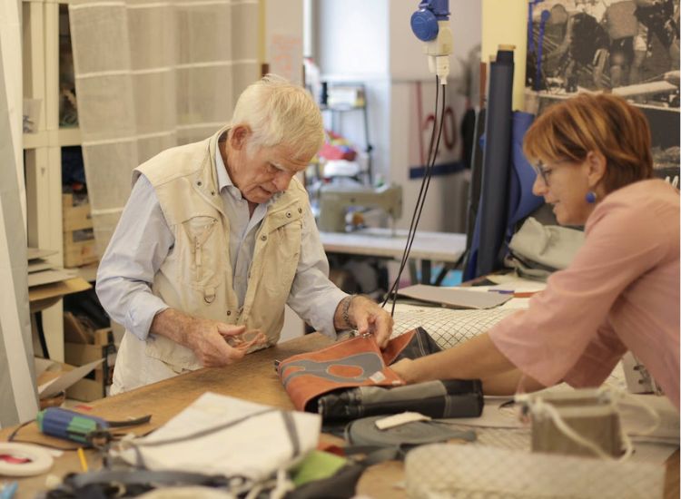 behind-the-sceneof bag production of a company