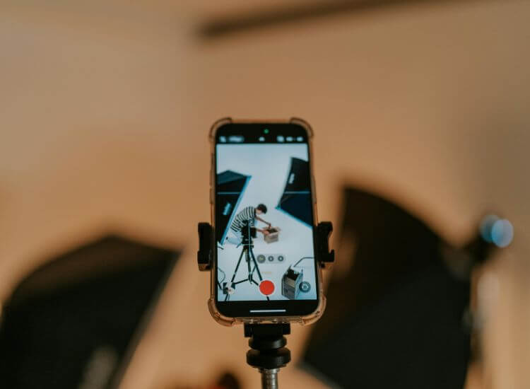 creating Instagram Reel on smartphone