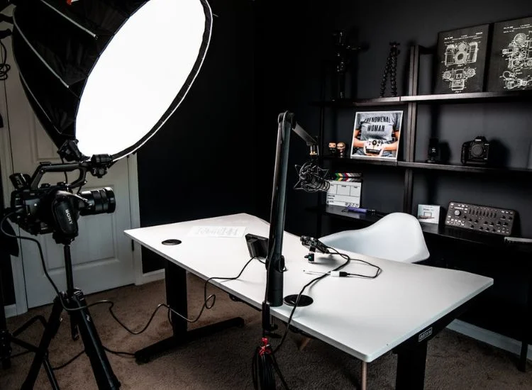soft box as a lighting setup for video content