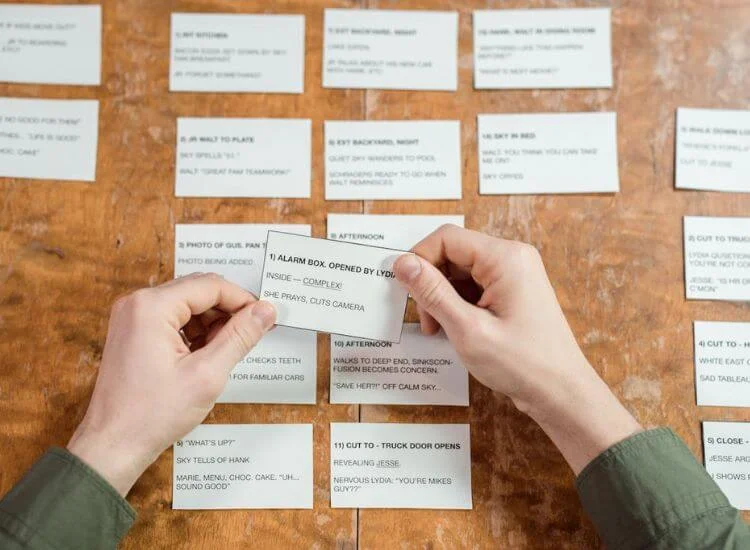 storyboard for video creation