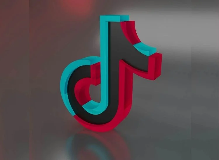3D TikTok Logo