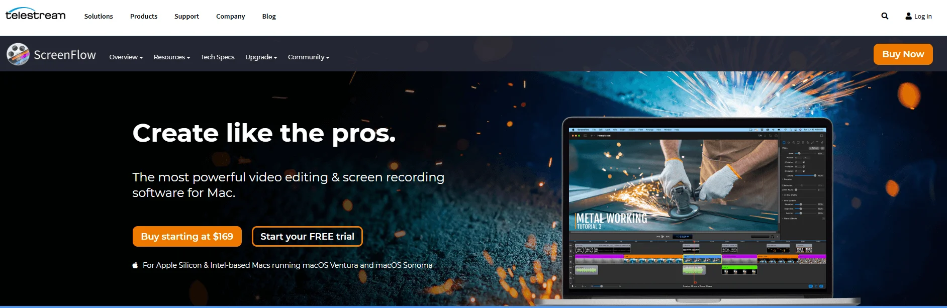ScreenFlow homepage