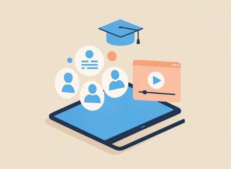 taking online course