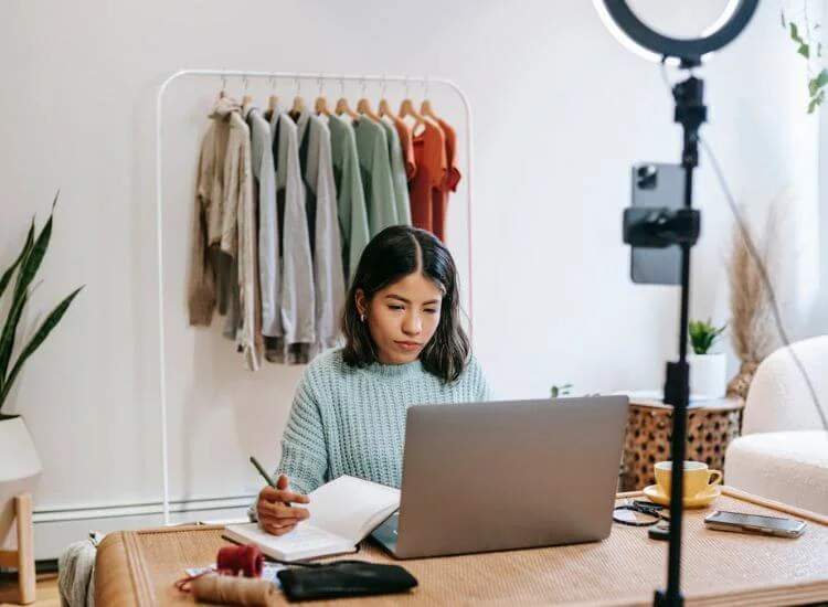 content creator writing video script