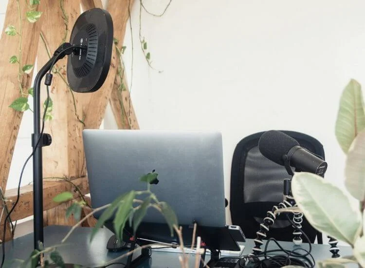 simple podcast setup