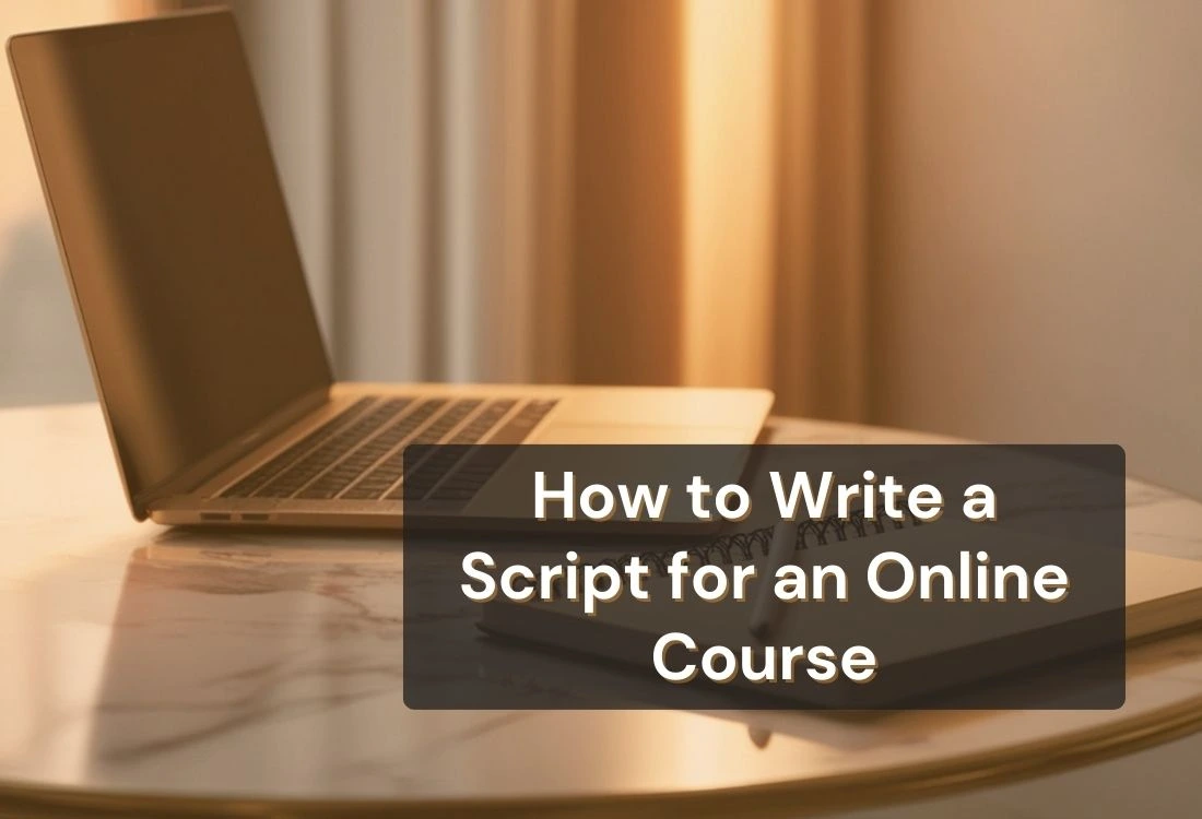 How to Write a Script for an Online Course That Sounds Natural