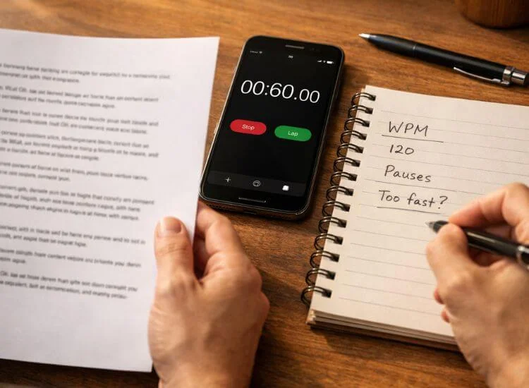 timer on smartphone and notes
