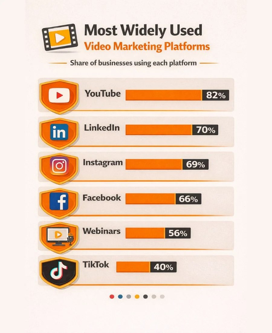 most widely used video marketing platforms