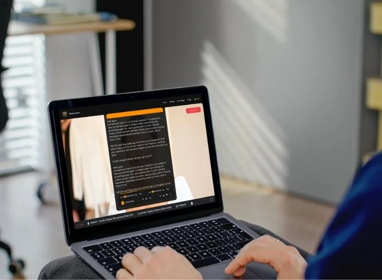 scripting on online teleprompter