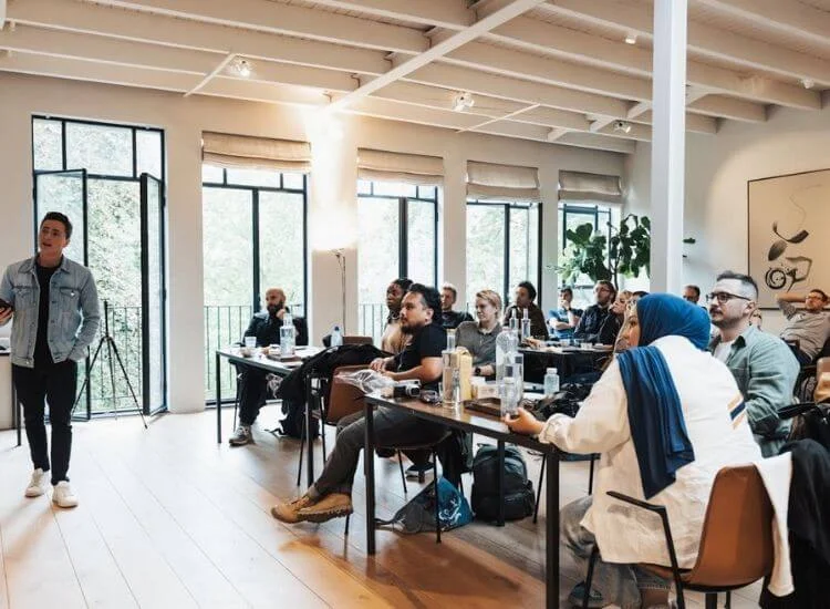 attentive audience in a seminar