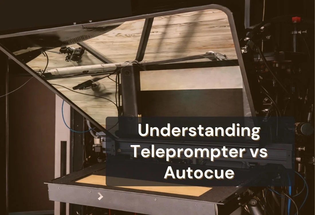 Teleprompter vs Autocue: What's the Difference?