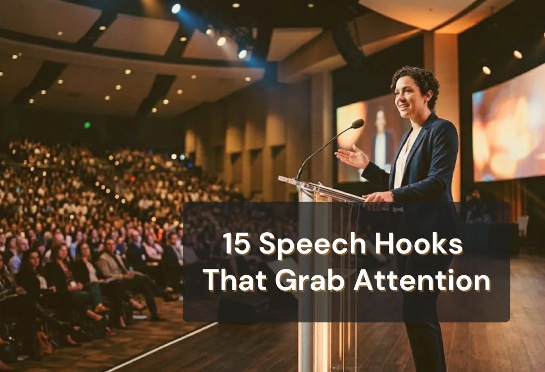 Good Hooks for Speeches: 15 Examples That Work