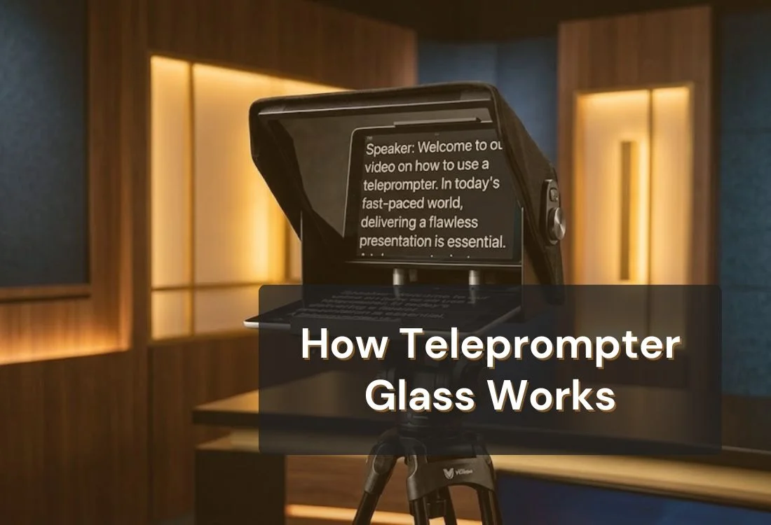 How Teleprompter Glass Works: The Optics Explained