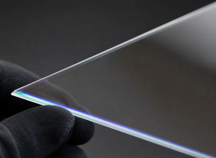 teleprompter glass