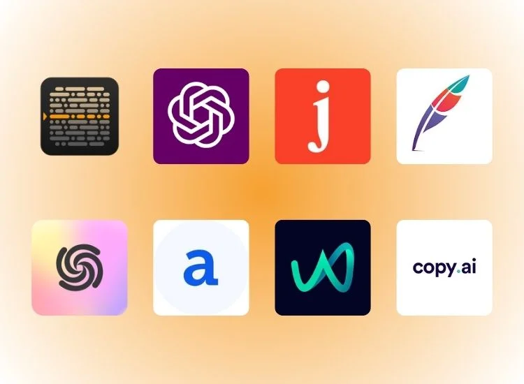 icons of best AI script writing tools in 2026