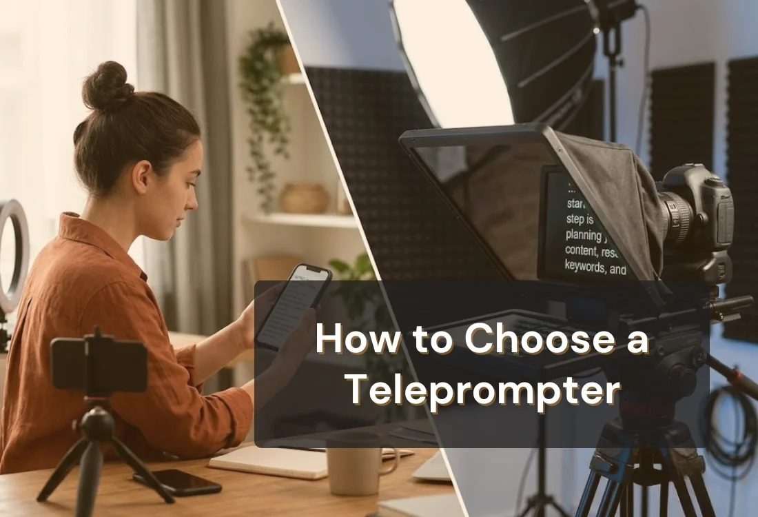 How to Choose a Teleprompter: A Buyer's Framework