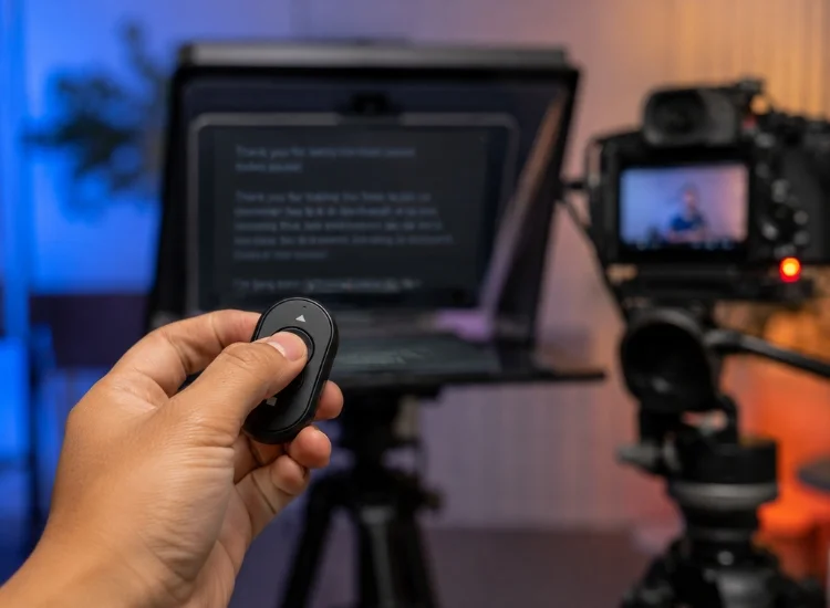 teleprompter-bluetooth-remote-control