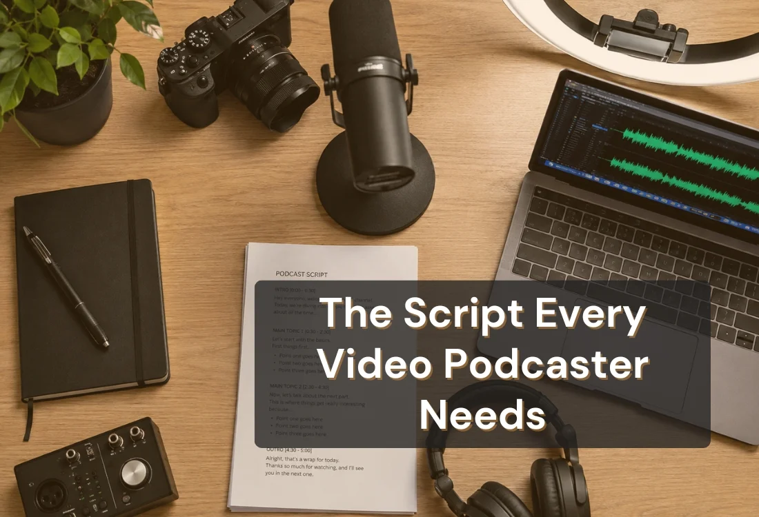 Video Podcast Script Template (Free, Editable)