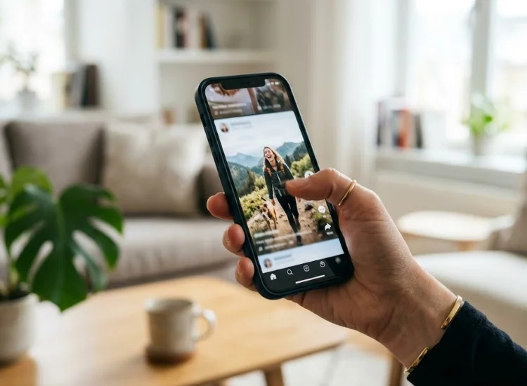 Smartphone displaying the YouTube Shorts feed