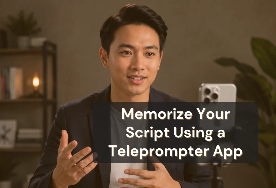 How to Memorize a Speech Using a Teleprompter App
