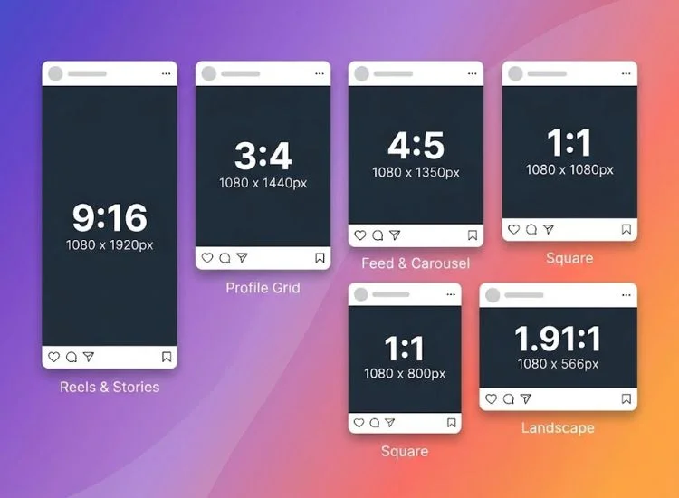 (Instagram Video Sizes Cheat Sheet: Reels, Stories, Feed and Grid