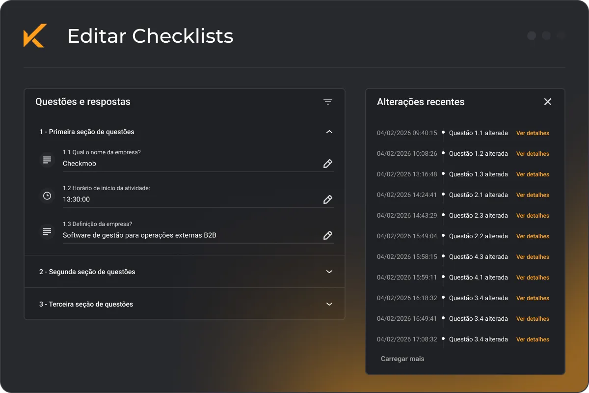 Checkmob - Sofware para gestão de equipes externas.