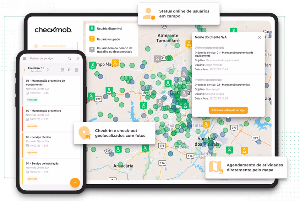 Checkmob - Sofware para gestão de equipes externas.