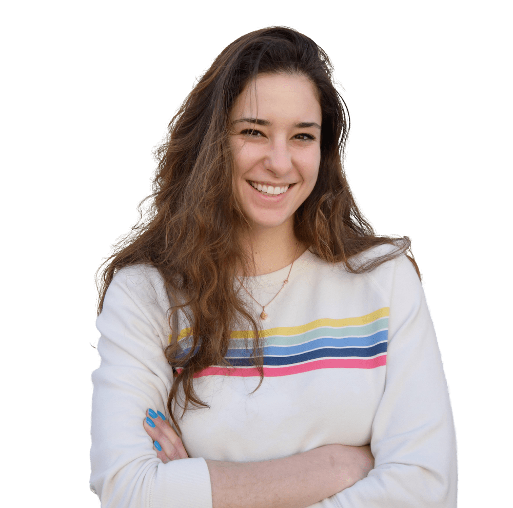woman smiling