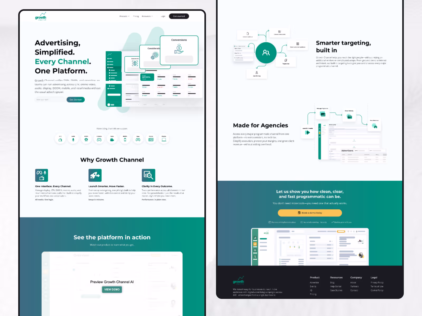 growth channel web design
