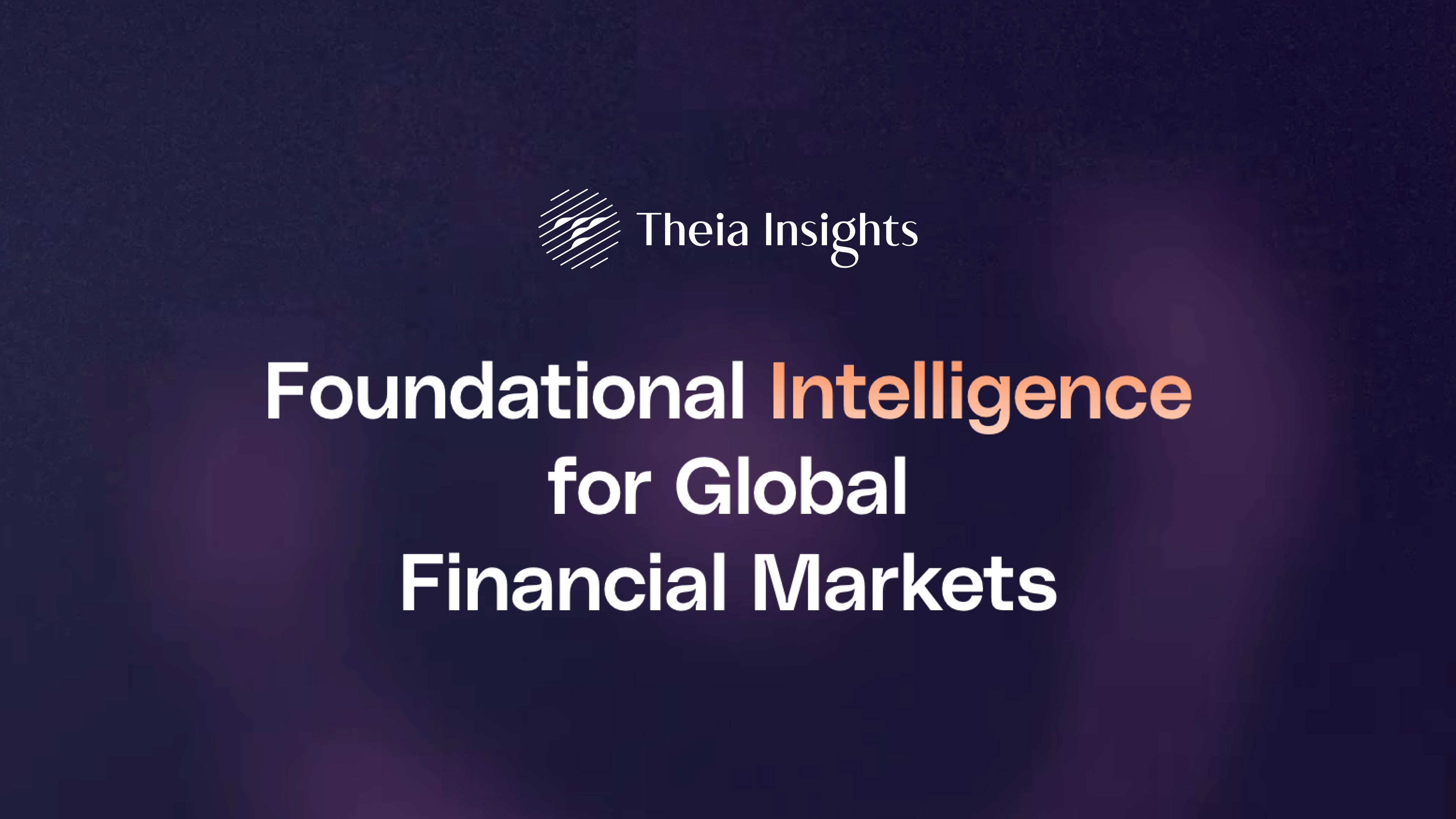 Foundational Intelligence for Global Financial Markets