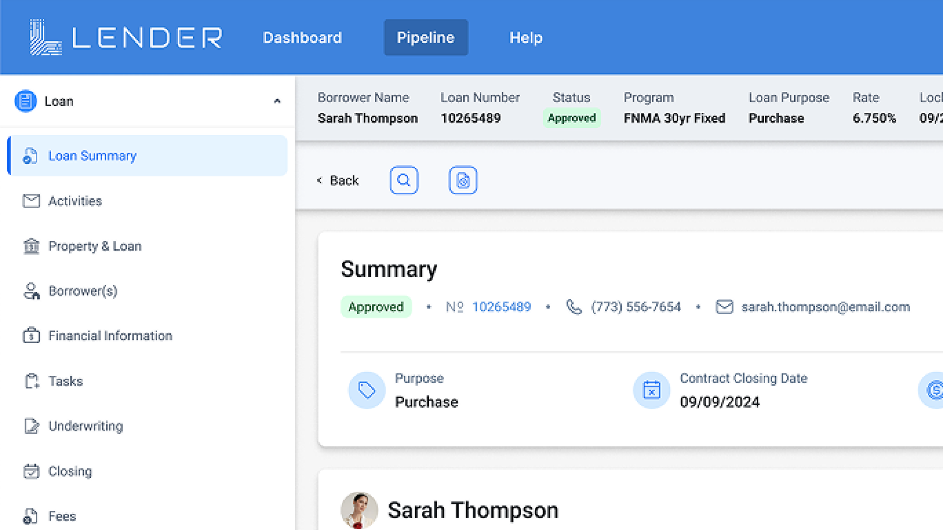 Lender