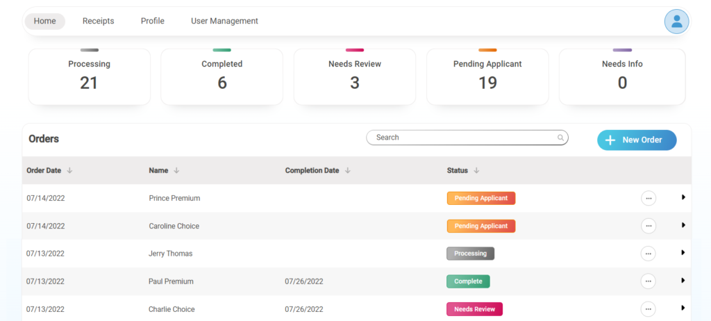 First Advantage - Background checking platform