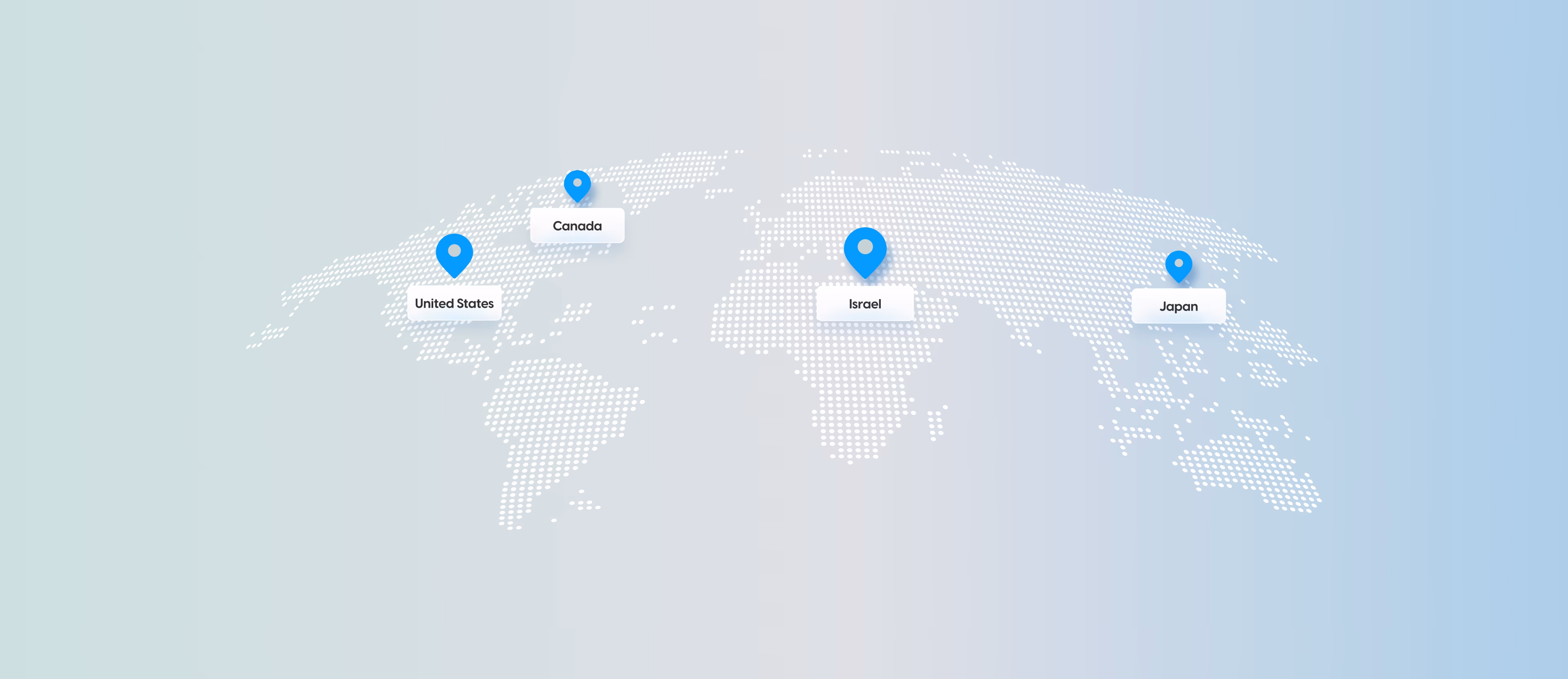 Autofleet global presence map