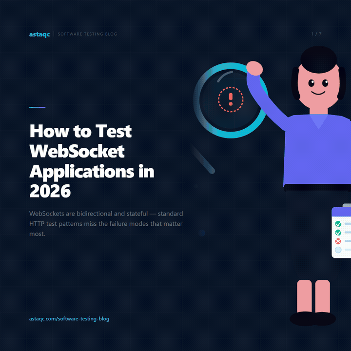 How to test WebSocket applications in 2026 — key takeaways in 7 slides