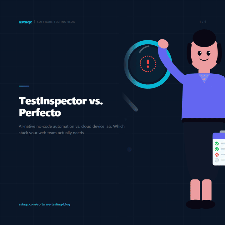 TestInspector vs. Perfecto: slide summary