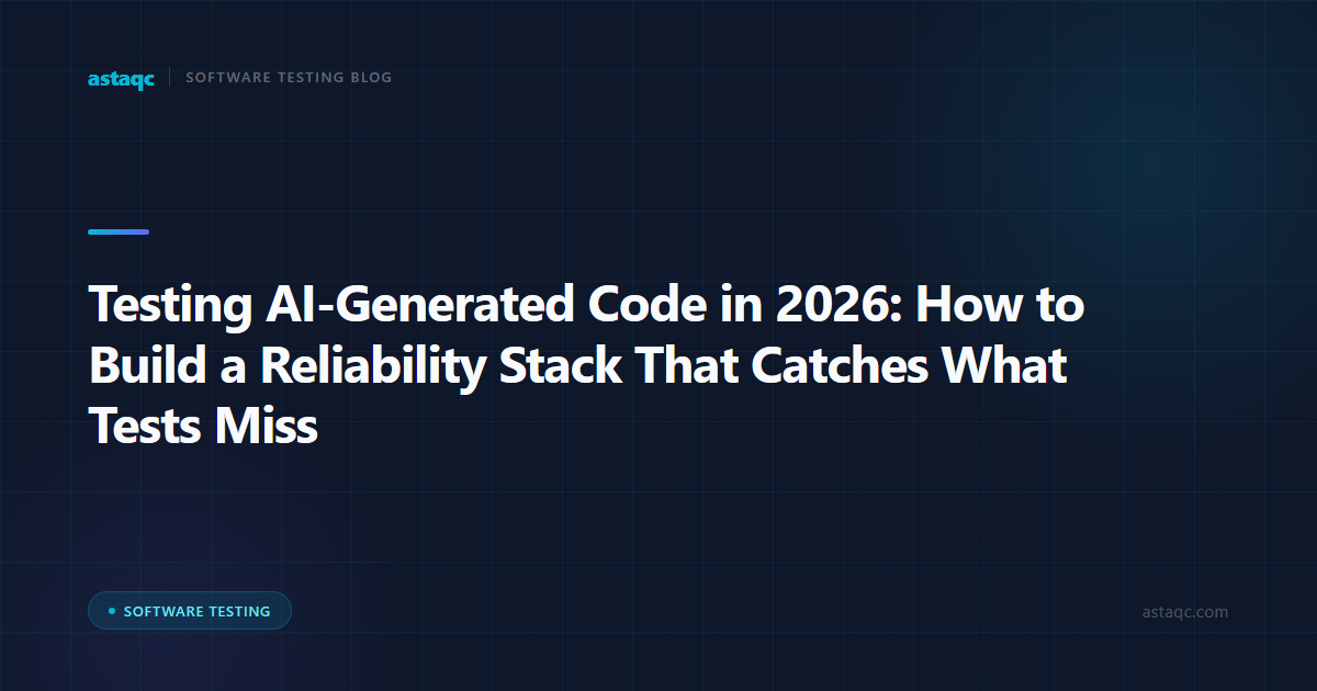 Testing AI-Generated Code in 2026: How to Build a Reliability Stack That Catches What Tests Miss