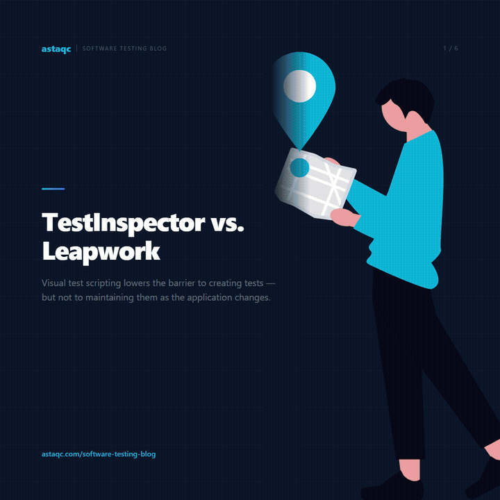 TestInspector vs Leapwork: key comparison slides