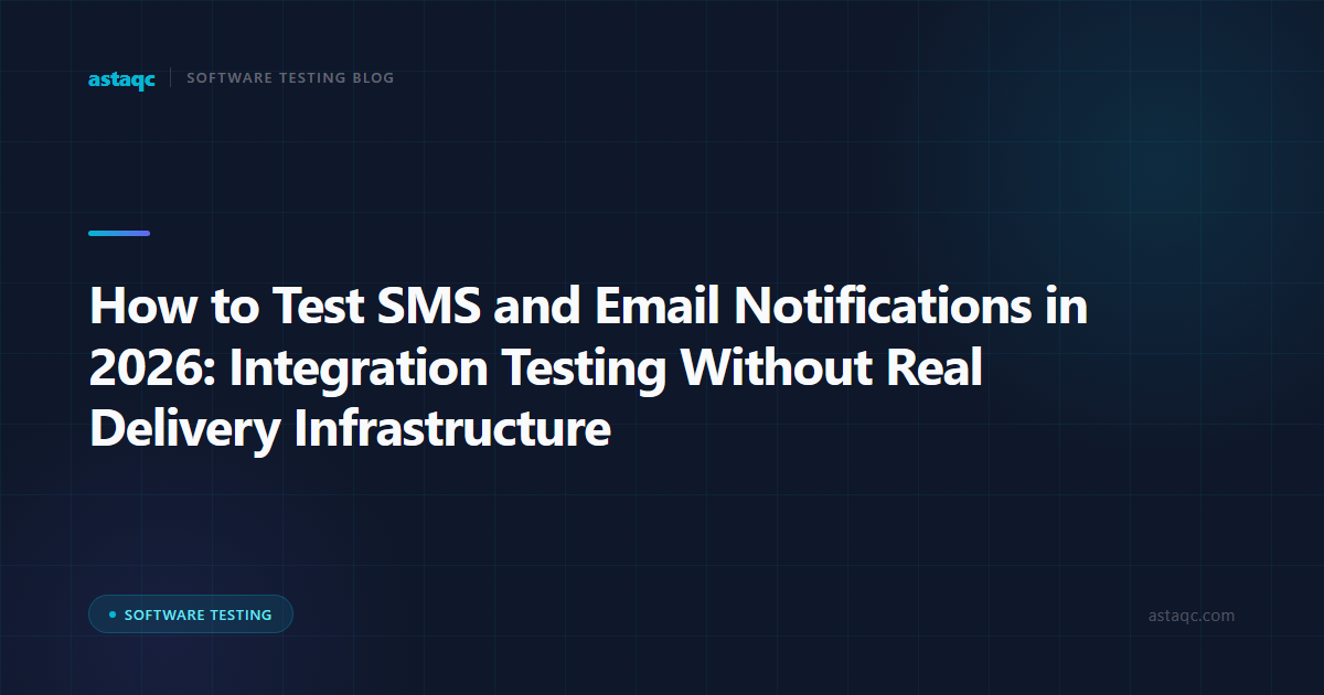 How to Test SMS and Email Notifications in 2026: Integration Testing Without Real Delivery Infrastructure