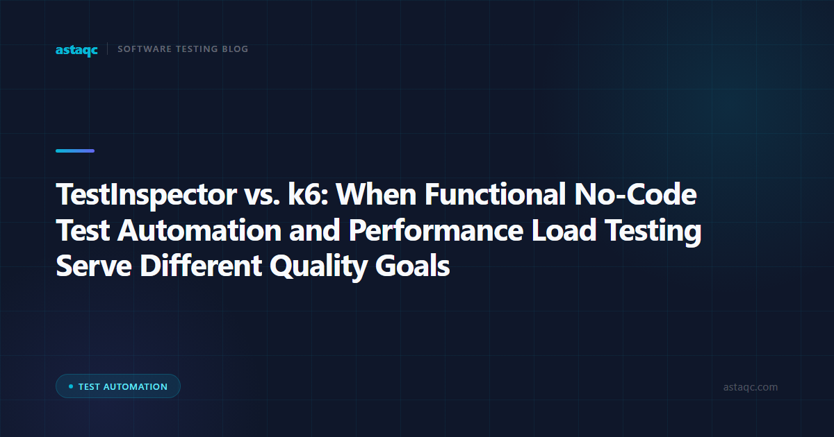 TestInspector vs. Percy: When AI-Native No-Code Testing Replaces Visual Regression Testing Infrastructure