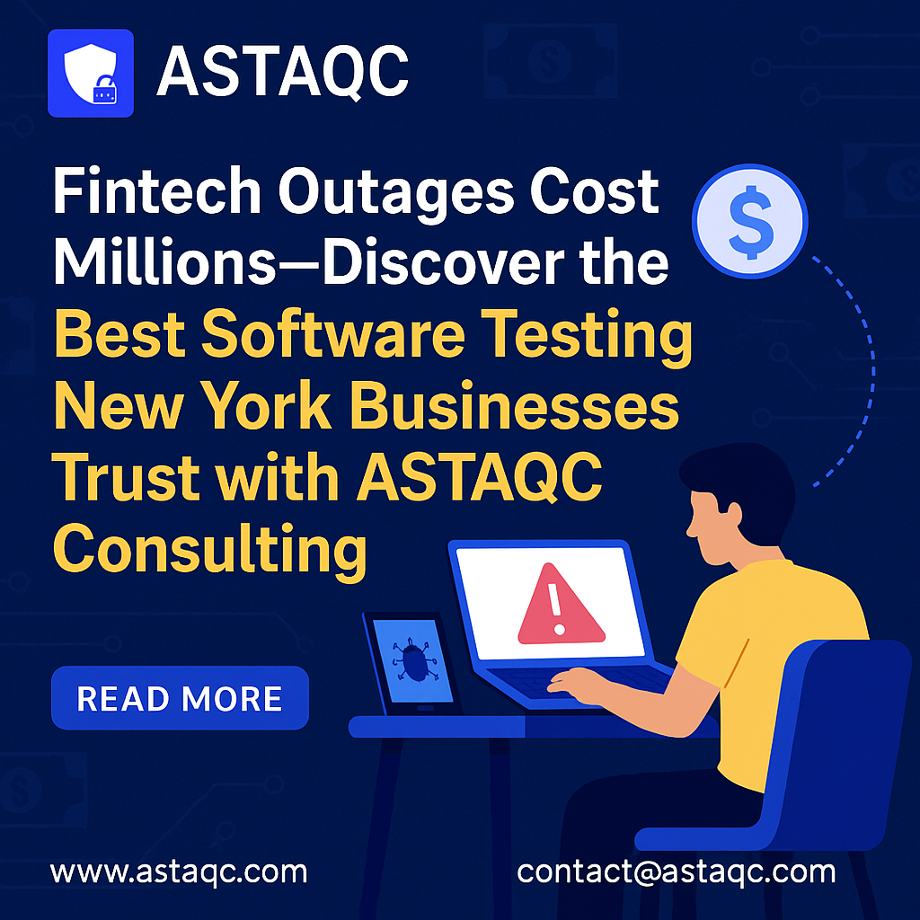 Fintech Outages Cost Million Discover the Best Software Testing New York Businesses Trust with Astaqc Consulting