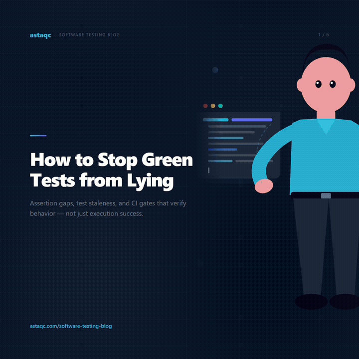 How to Stop Green Tests from Lying: Building CI/CD Quality Gates That Actually Prove Software Works — key takeaways
