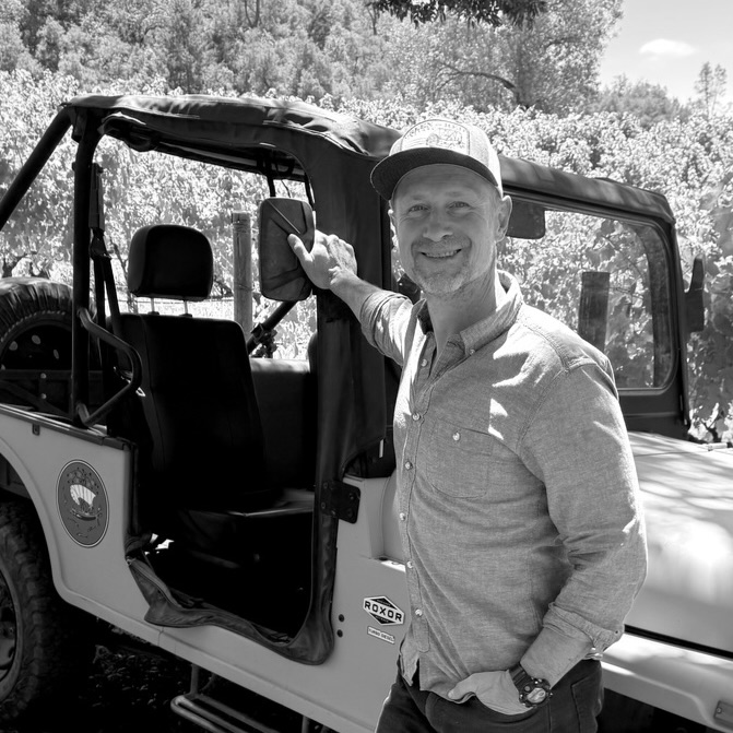 Headshot of Greg Fitzgerald in a vineyard
