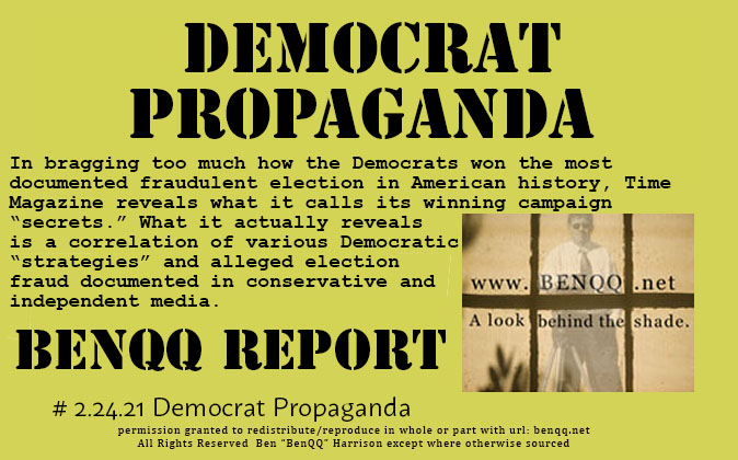 Graphic for link to video Democratic Propaganda