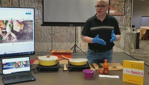 Youth cooking class