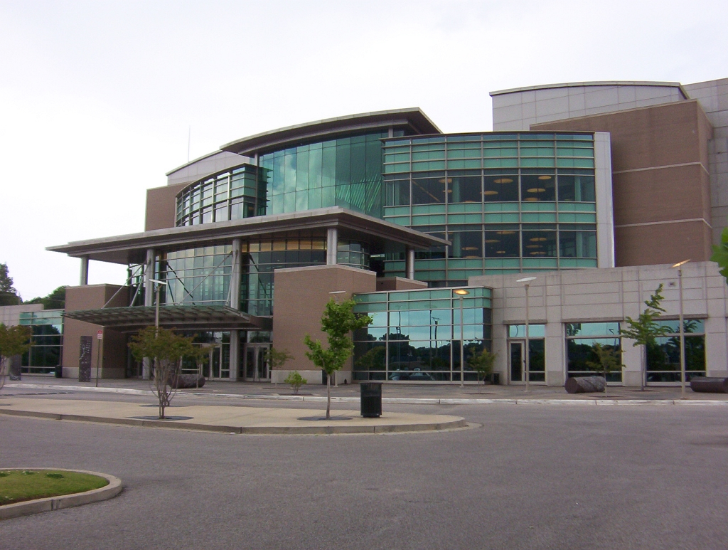 Benjamin L. Hooks Central Library in Memphis, May 25, 2009 file photograph.