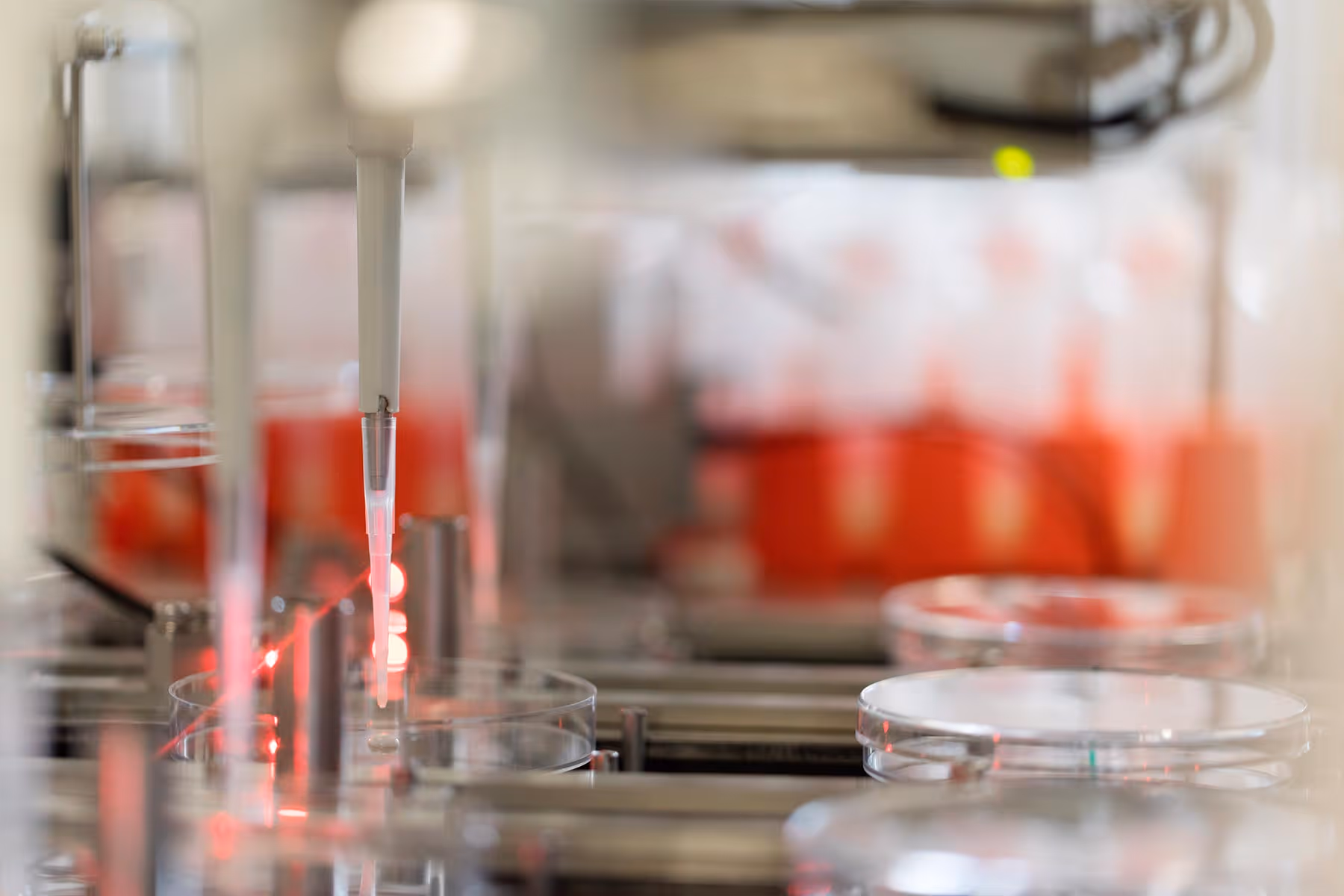 Vials in a lab