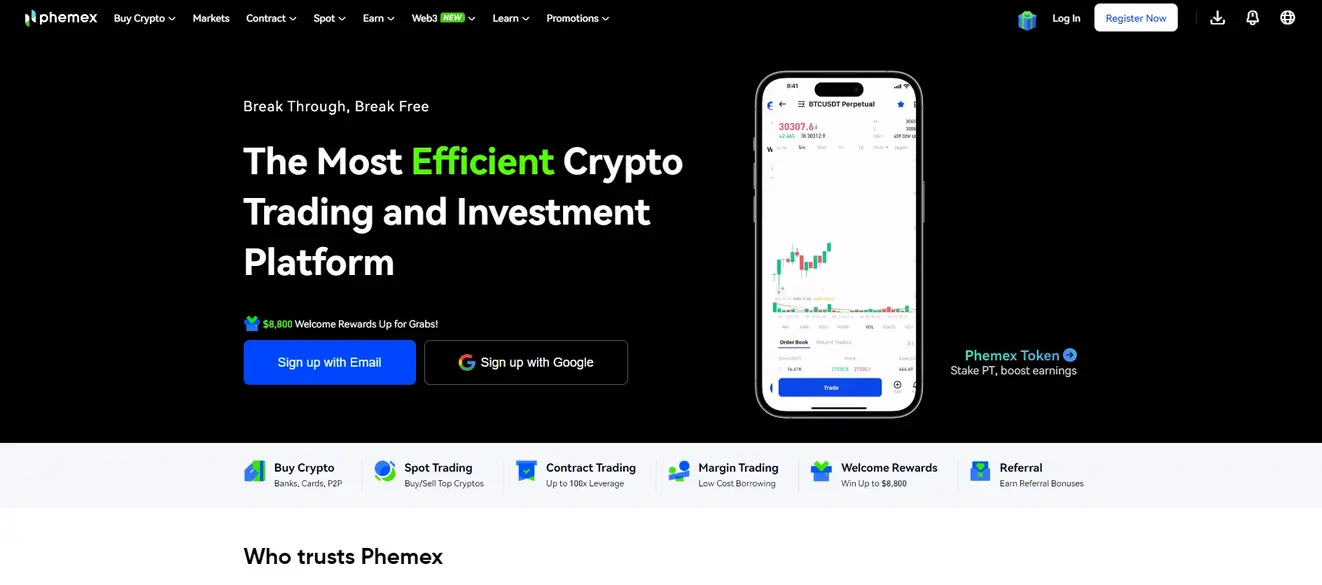 Phemex Alternatives: Top 8 Options in 2025