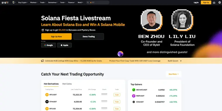 Bybit Alternatives: Top 8 Crypto Seas in 2024