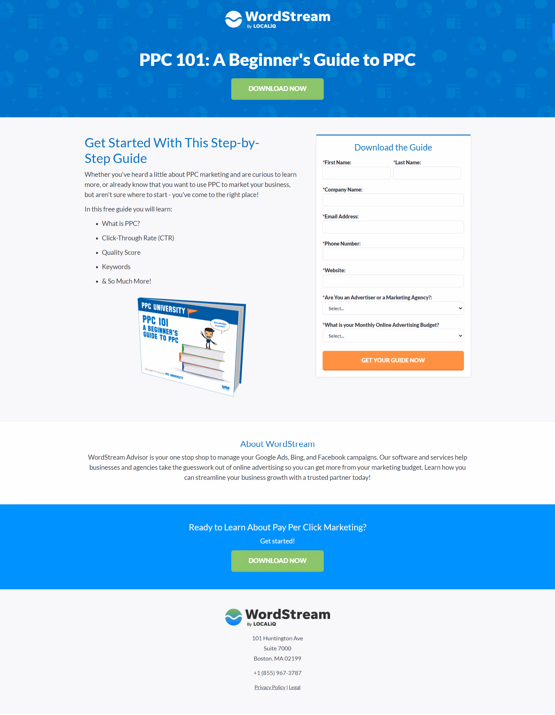 wordstream PPC Beginners Guide
