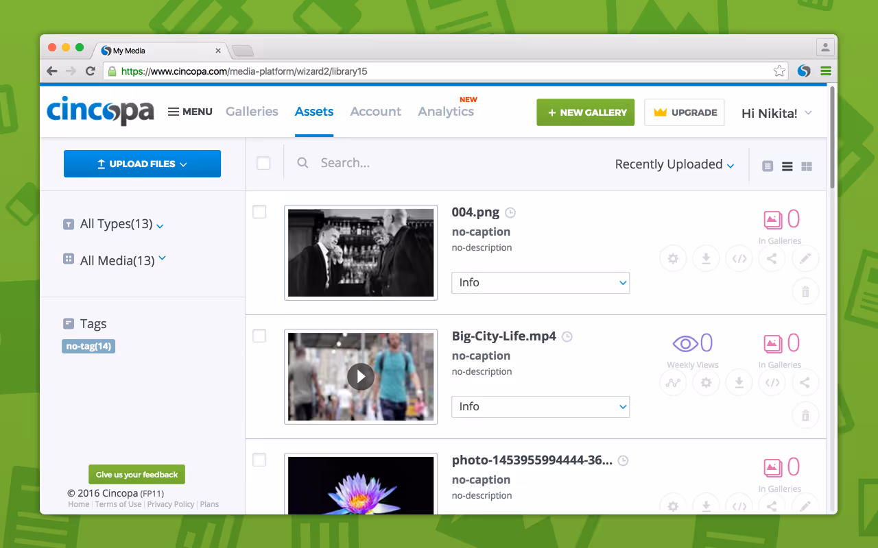 Cincopa App